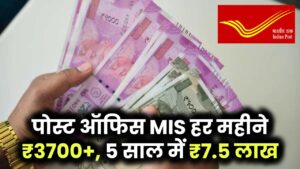 ₹10,000 महीना बचाकर 5 साल में बनाएं ₹7.5 लाख – पोस्ट ऑफिस MIS में मिलेगा ₹3700+ प्रति माह